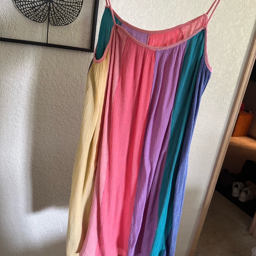 Spring multi colored dress - Picture 3 of 3